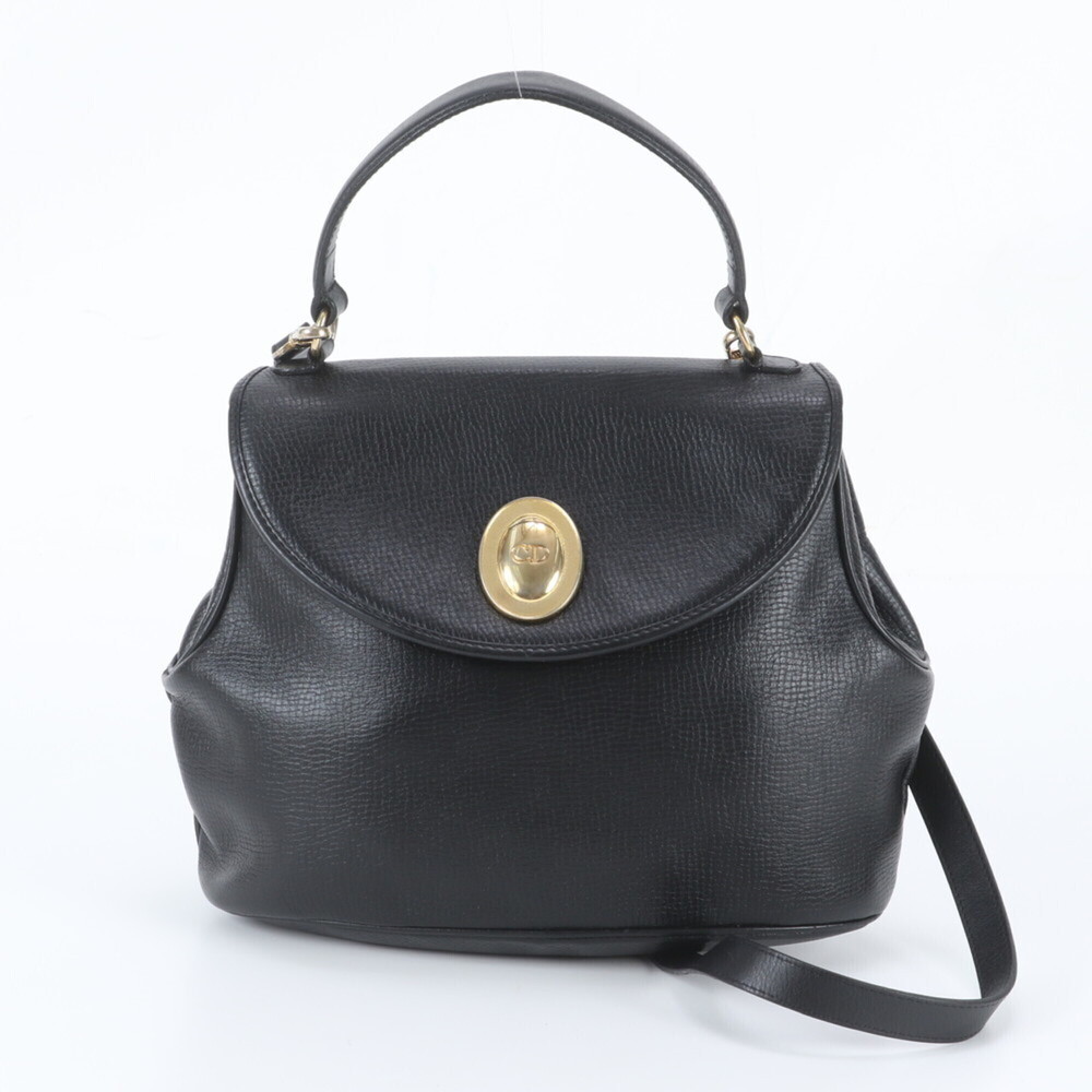 Christian Dior Leather 2-Way Shoulder Bag, Handbag, Tote Bag for Women